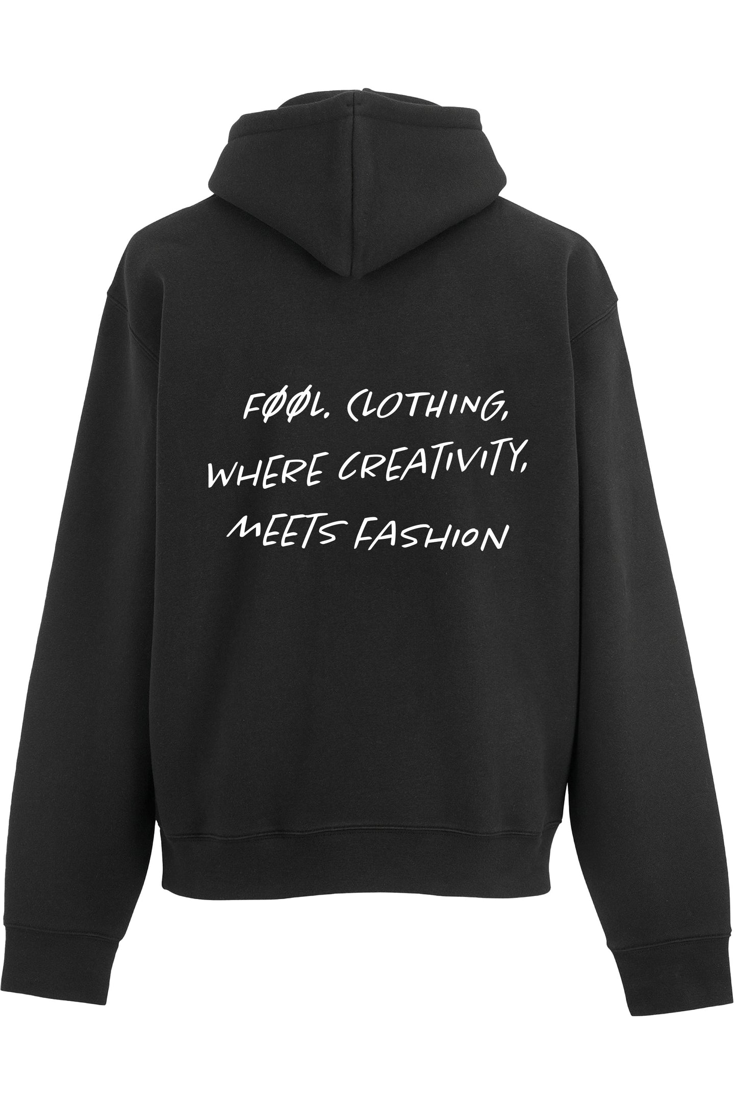 Creativity meets fashion hoodie - Zwart
