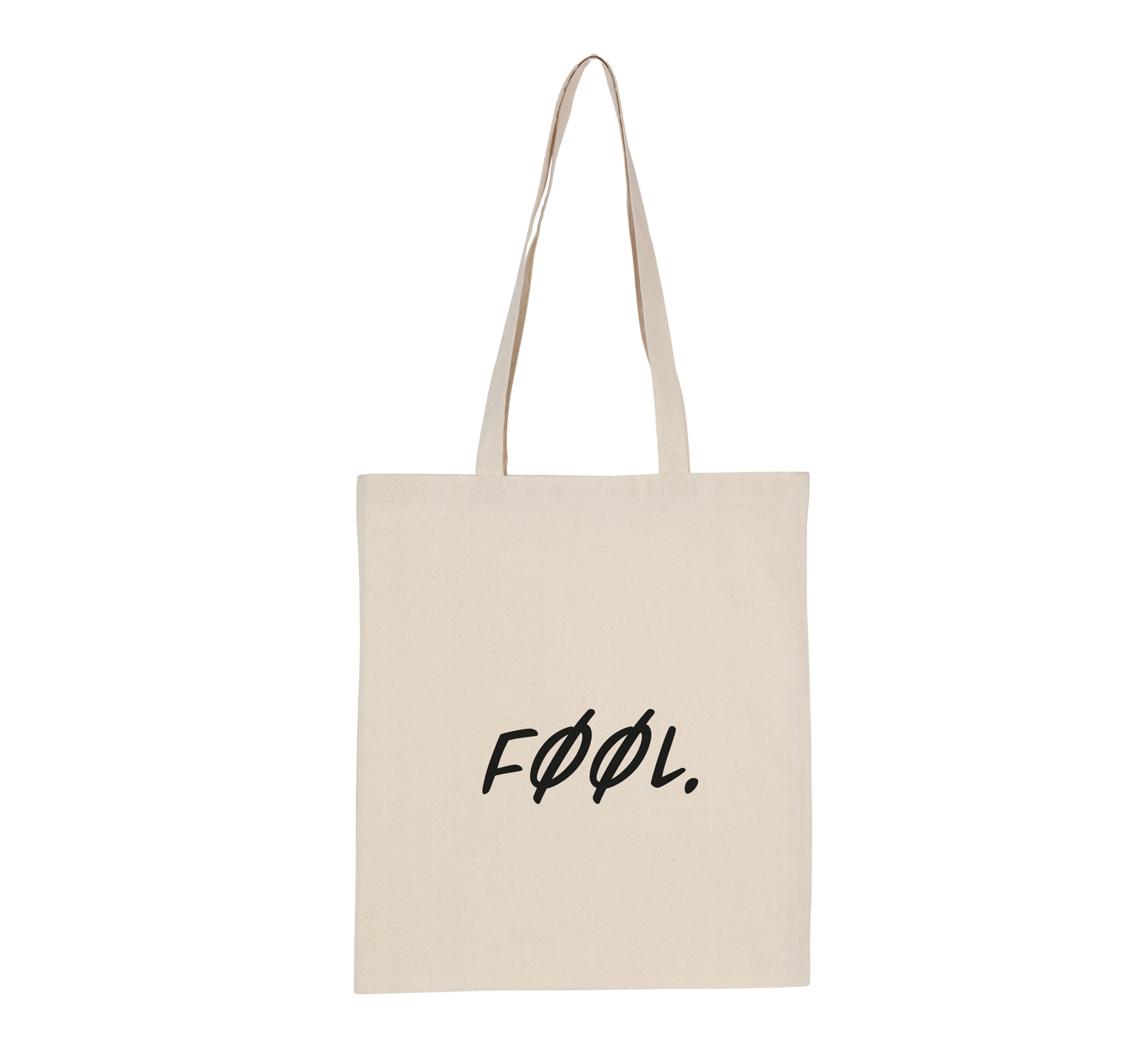 FØØL shopper basic logo – Naturel