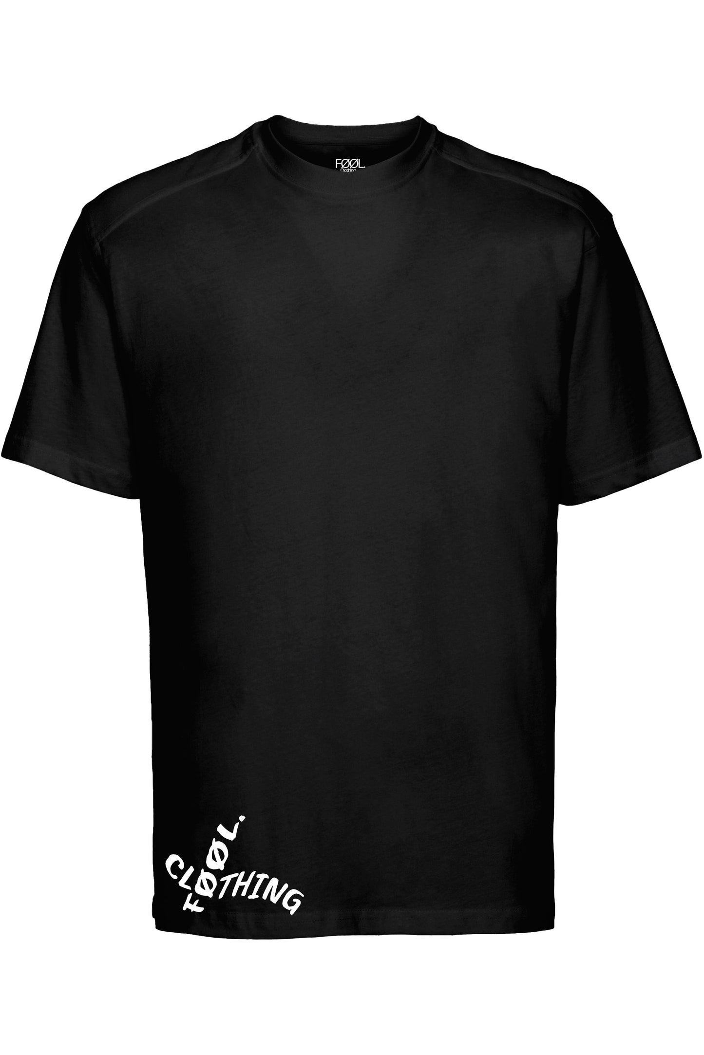 FØØL wavy T-shirt - Zwart