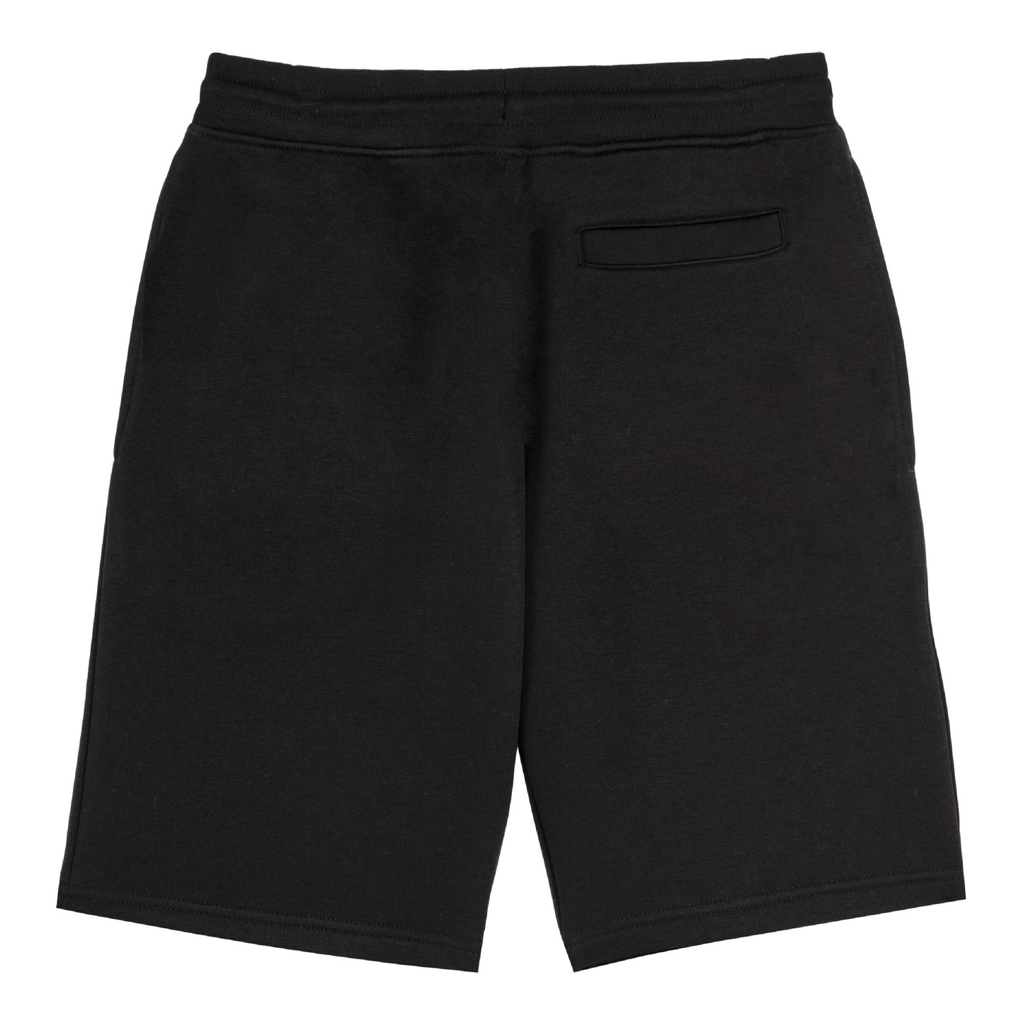 Achterkant van de ivory short 'FØØL' short.