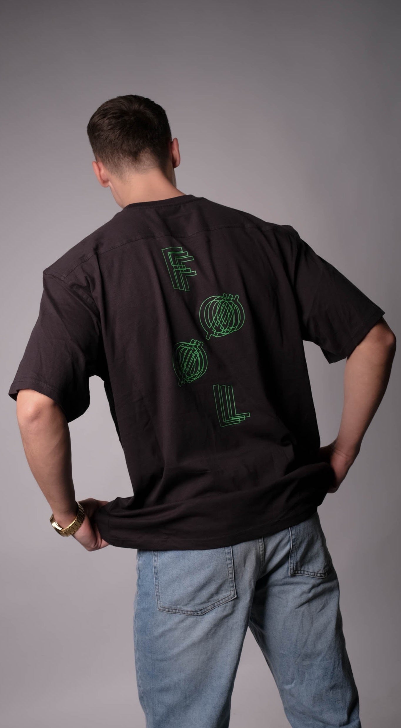FØØL spacey T-shirt - Zwart