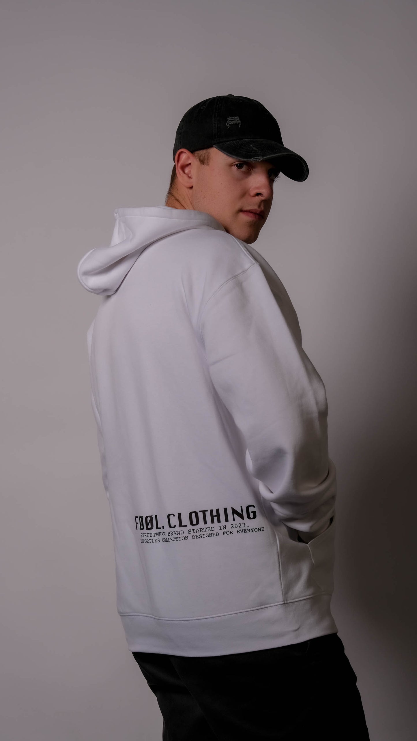 FØØL effortles hoodie - Wit
