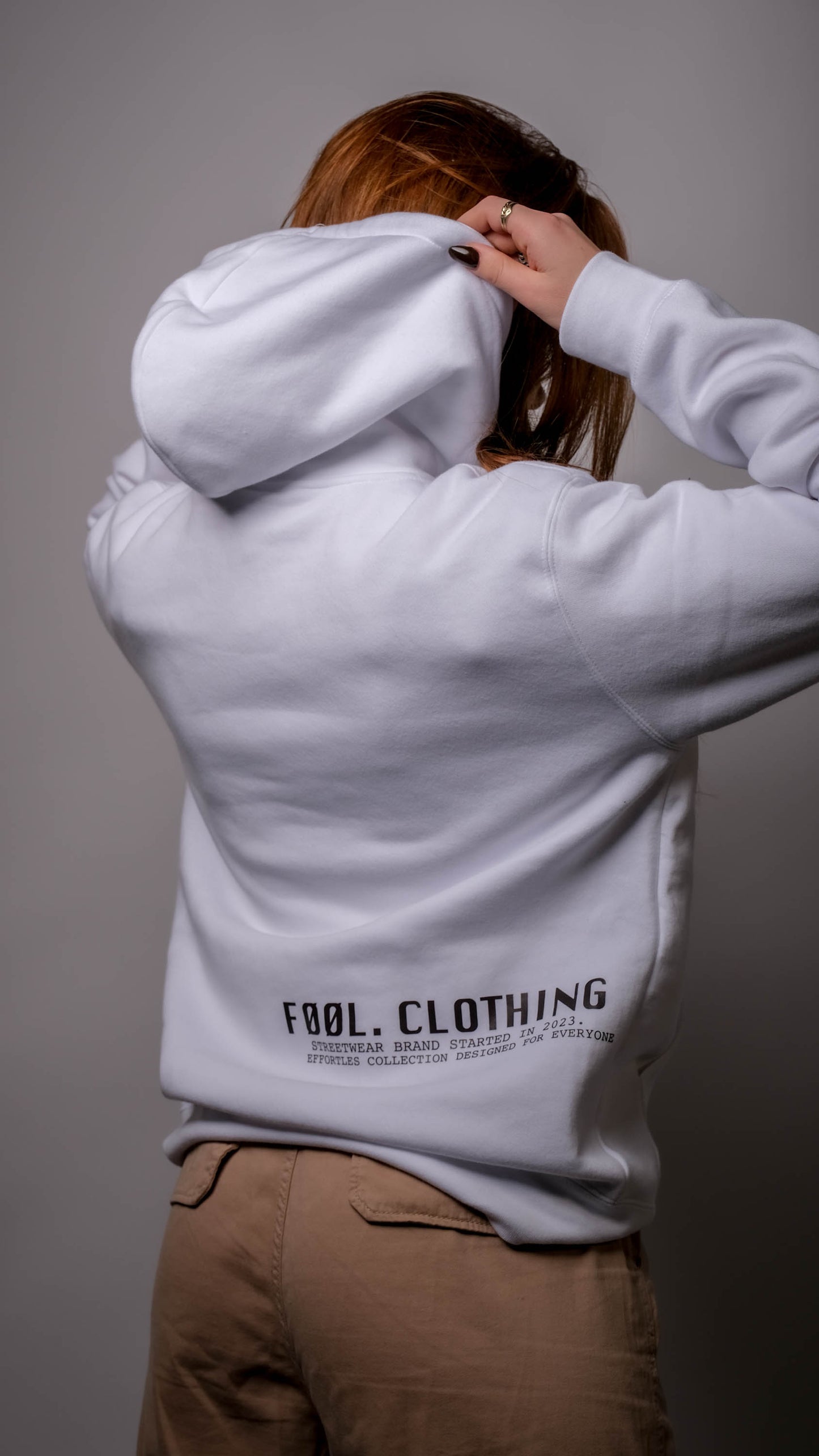 FØØL effortles hoodie - Wit