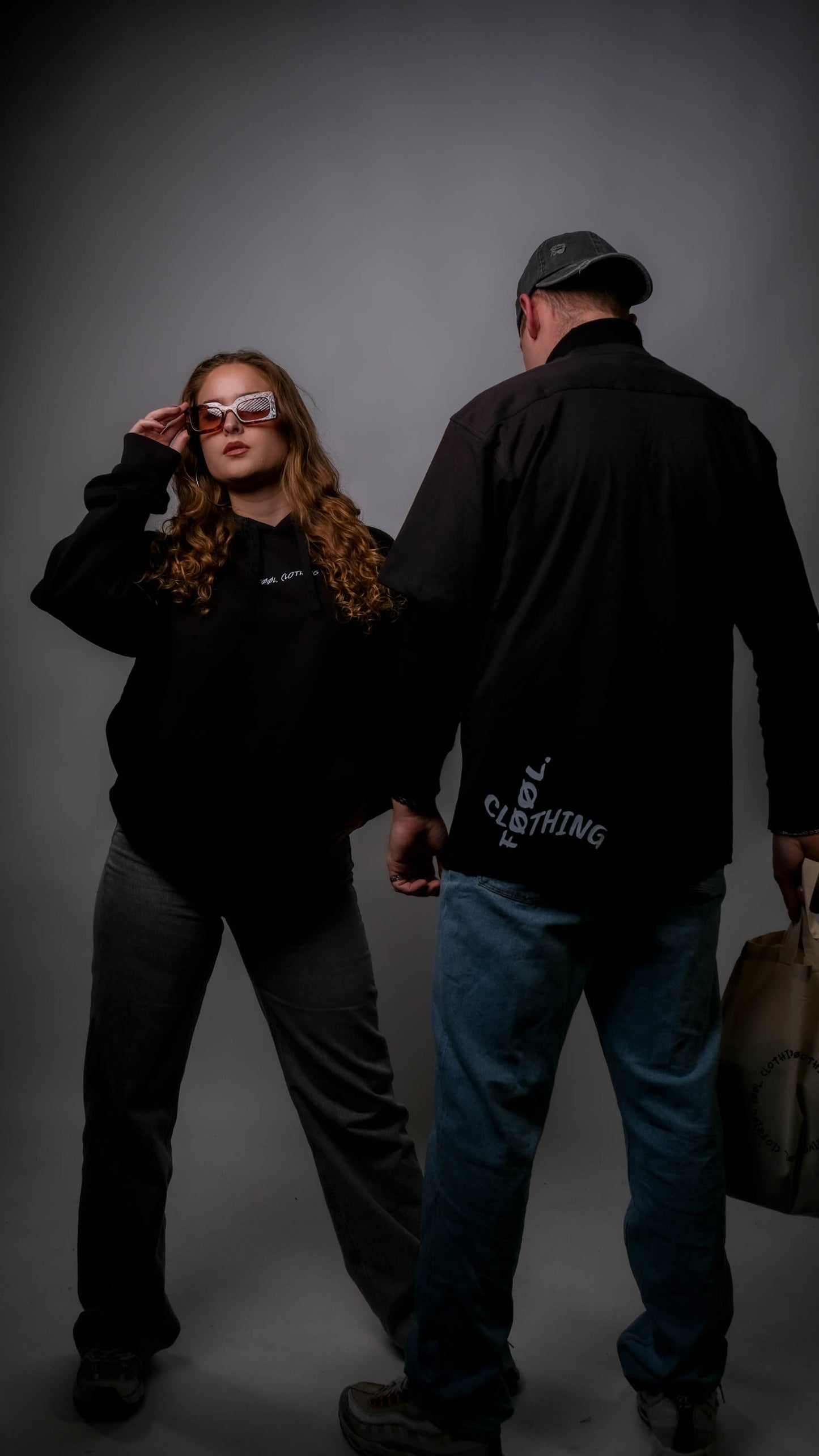 Creativity meets fashion hoodie - Zwart
