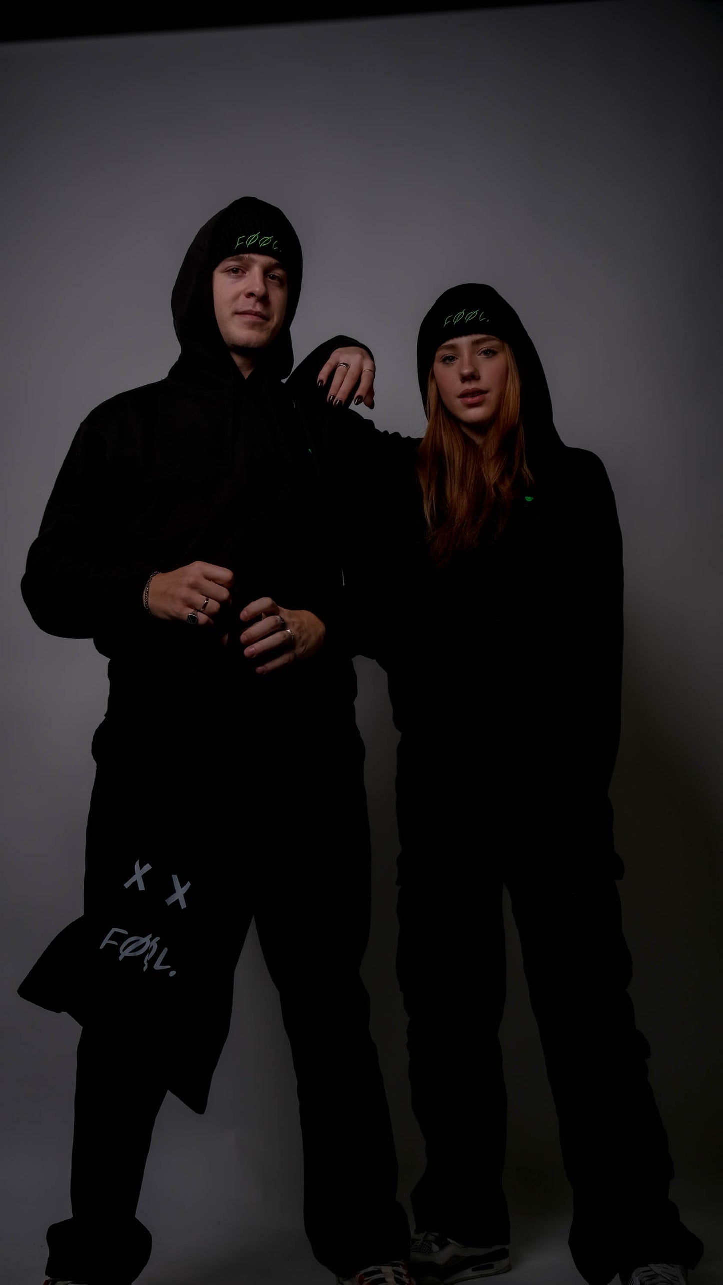 FØØL shopper smiley face – Zwart