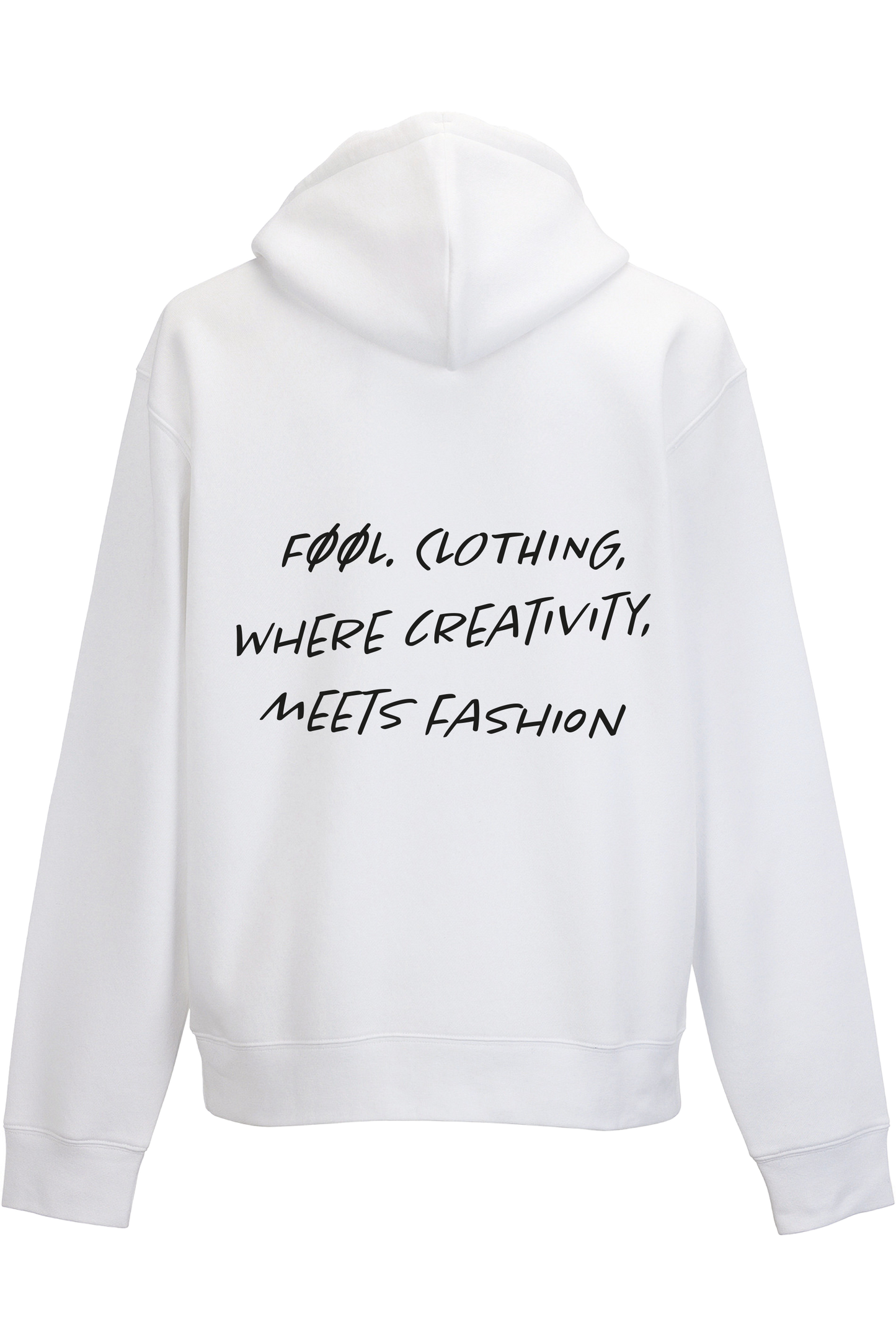 Creativity Meets Fashion Hoodie - Wit