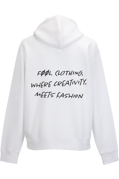 Creativity Meets Fashion Hoodie - Wit