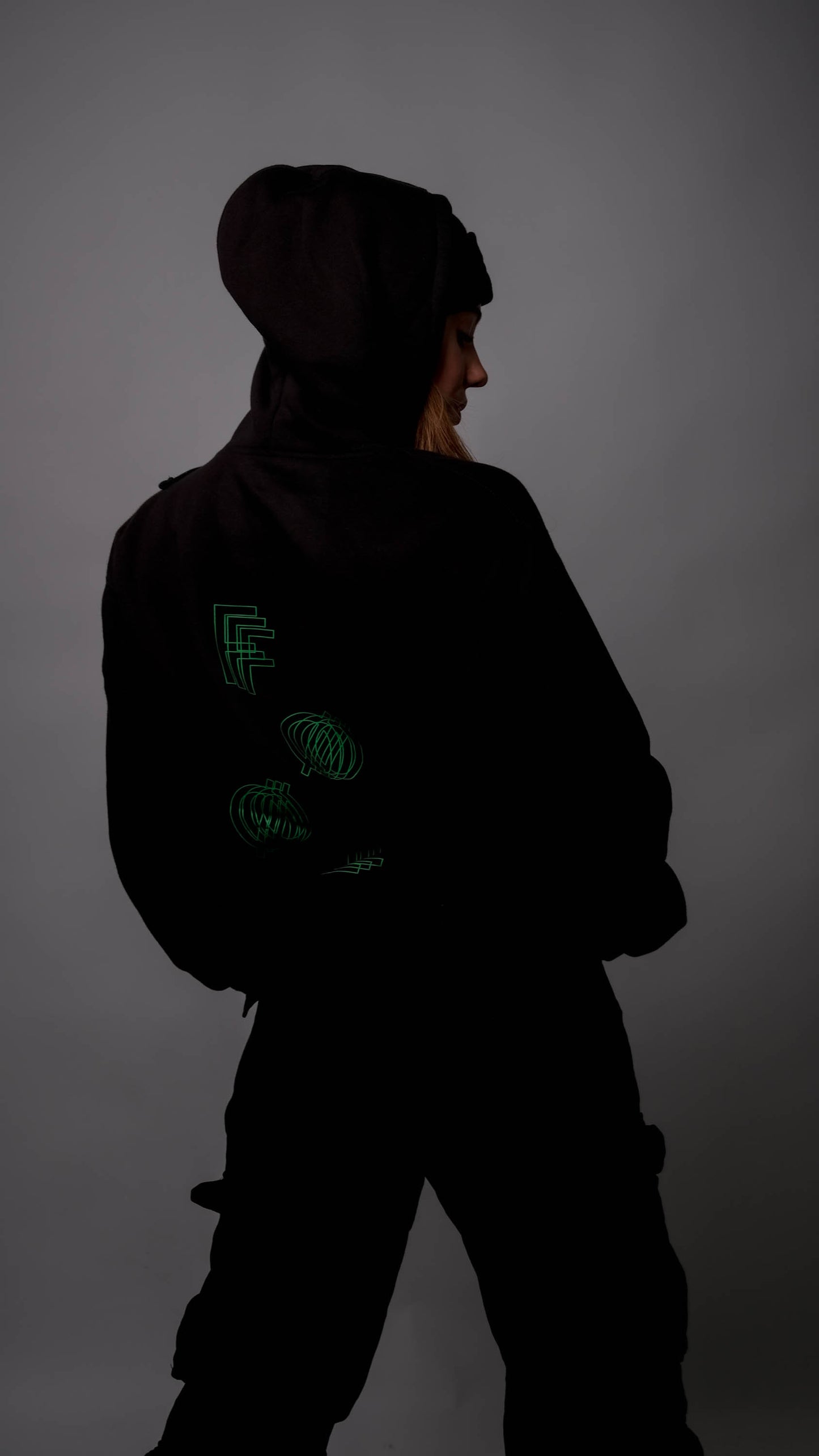 Spacey Hoodie - Zwart