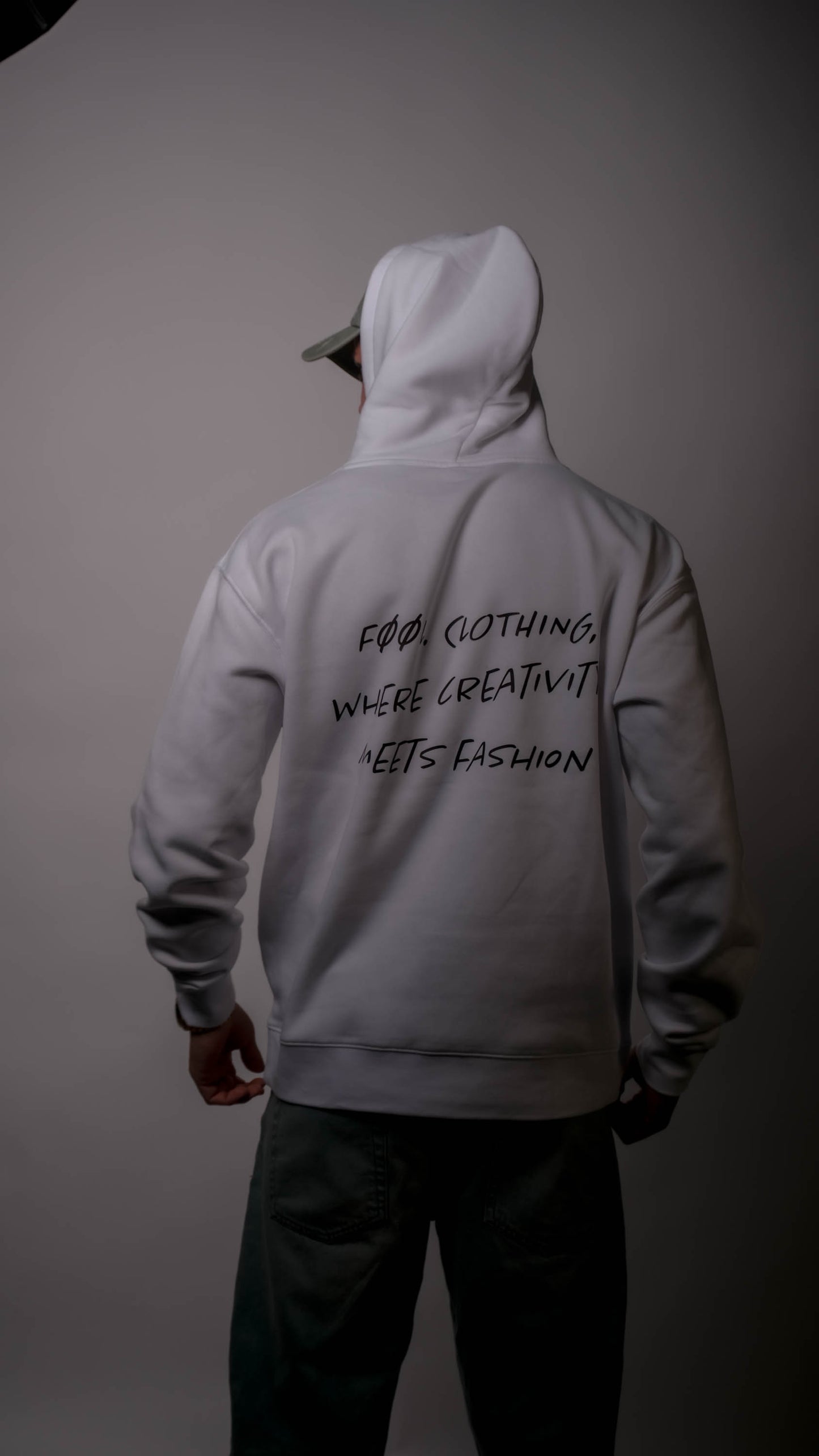 Creativity Meets Fashion Hoodie - Wit