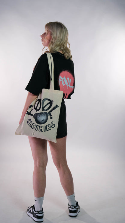 Recycled Shopper met FØØL. Logo